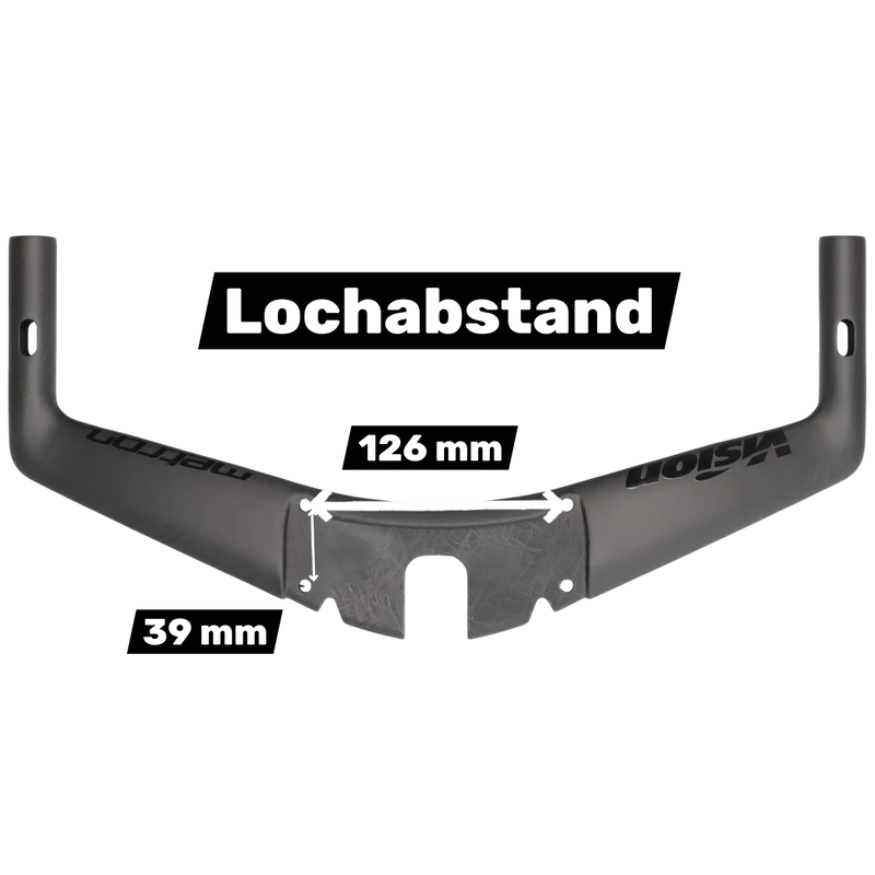 Vision TFA Carbon Base Bar 400 mm | Aerobar Lenker Snakebite