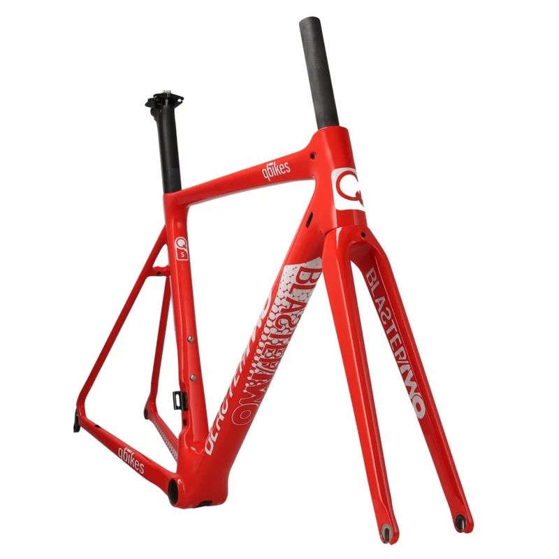 Q-Bikes Blaster TWO Carbon Rahmenset | Aero | Felgenbremsen | Orange