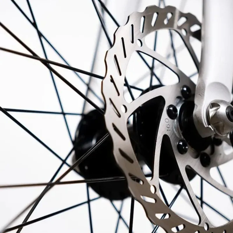 Vélo électrique avec clignotants intégrés Ellipse E2ST Courroie Fourche Rigide