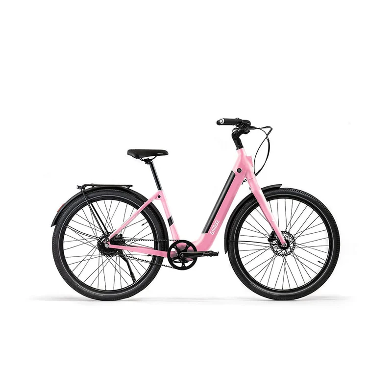 Vélo électrique avec clignotants intégrés Ellipse E2ST Courroie Fourche Rigide