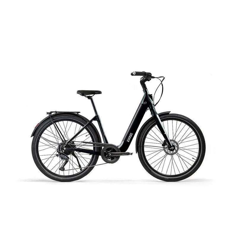 Vélo électrique avec clignotants intégrés Ellipse E2ST Chaîne Fourche Rigide