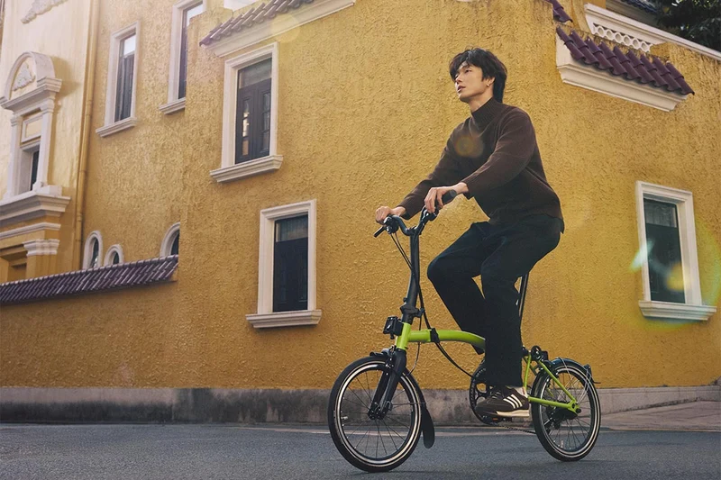 Brompton P Line V2 Folding Bike - 4-Speed