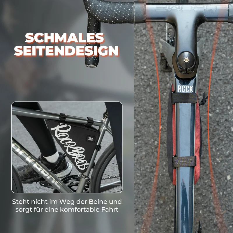 Rahmentasche Fahrrad Dreieckstasche 0.8L–1.4L