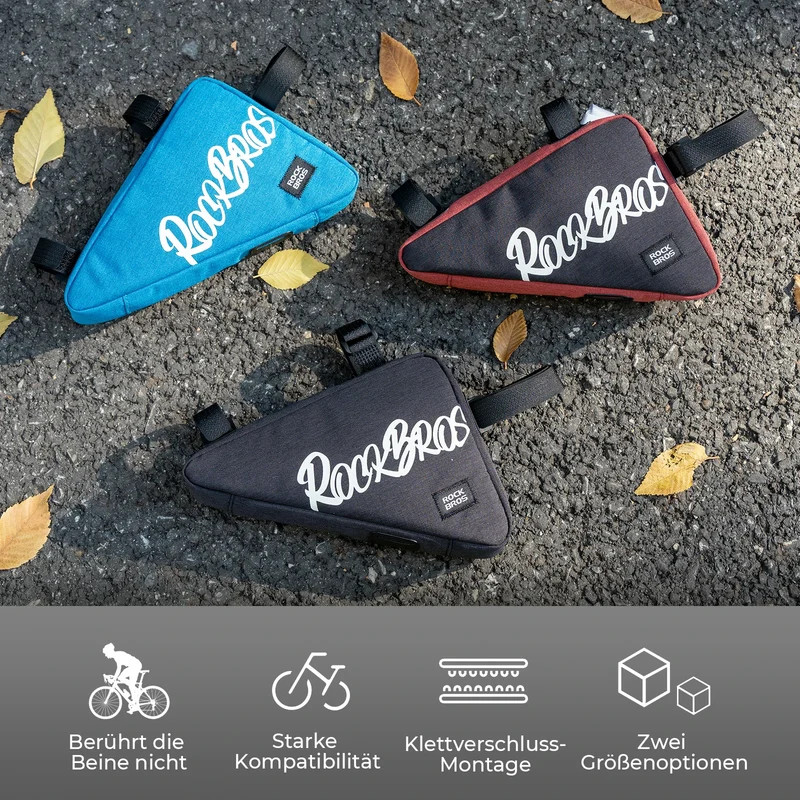 Rahmentasche Fahrrad Dreieckstasche 0.8L–1.4L