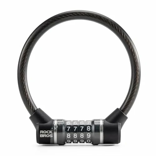 Fahrradschloss mit Zahlencode, 11,62 mm Dickes, 4 Stellig Zahlenschloss
