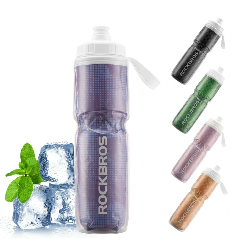 Fahrrad Trinkflasche 670ML Drückbare
