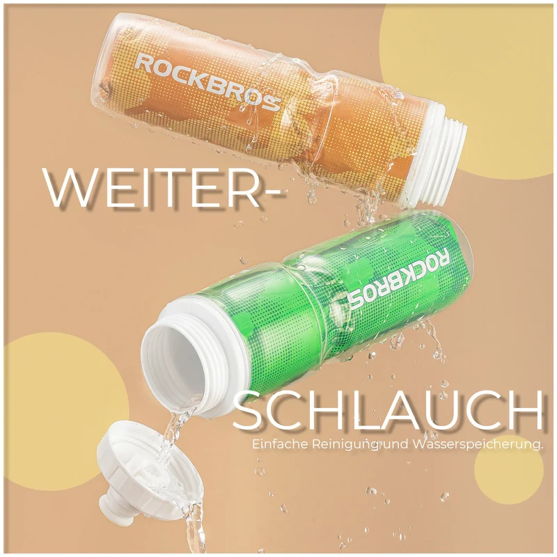 Fahrrad Trinkflasche 670ML Drückbare