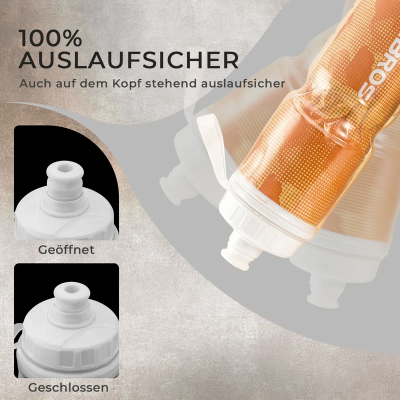 Fahrrad Trinkflasche 670ML Drückbare