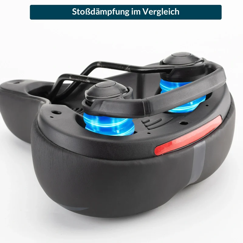 Fahrradsattel mit Memory-Foam, Bequem & Druckentlastend