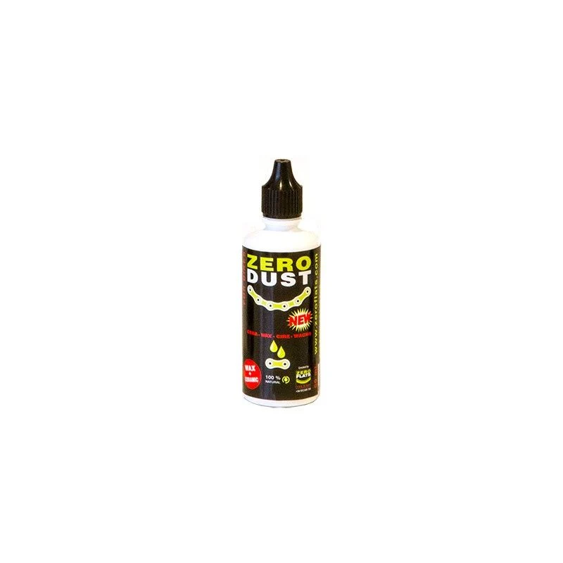 Zero Flats Zero Dust Kettenschmierwachs 60ml Schwarz