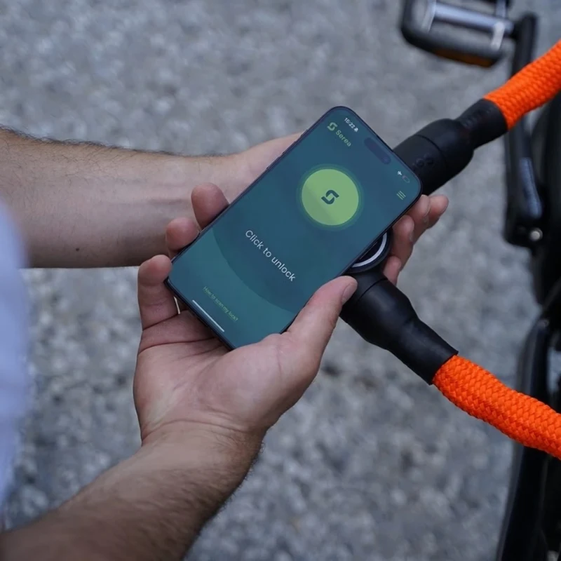Antivol chaîne vélo connecté Smart Lock Swift D6 Serea