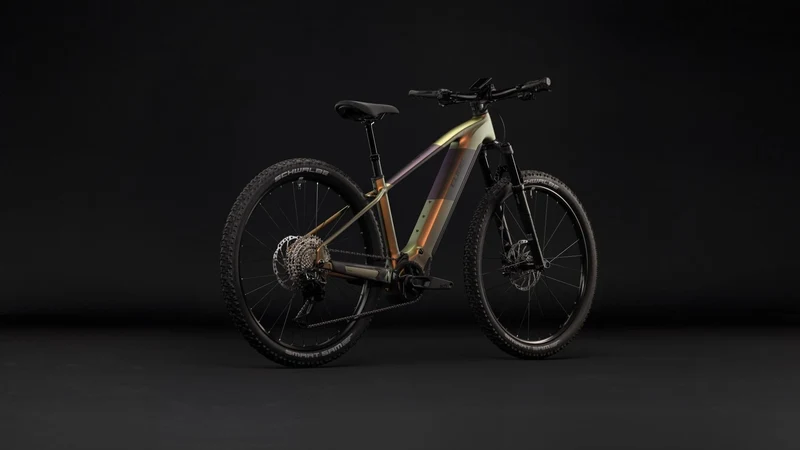 Cube Reaction Hybrid SLX 800 Wh E-Bike Hardtail Diamant autumn´n´black