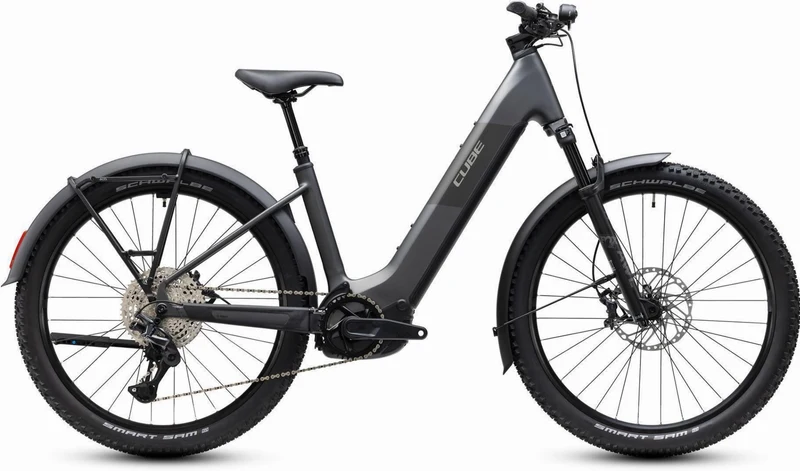 Cube Reaction Hybrid Race 800 Wh FE E-Bike Hardtail Easy Entry 27,5" slabgrey´n´chrome