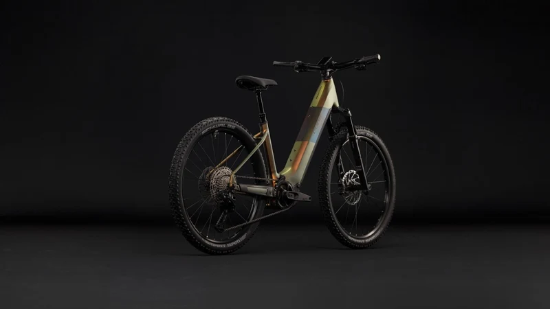 Cube Reaction Hybrid SLX 800 Wh E-Bike Hardtail Easy Entry 27,5" autumn´n´black