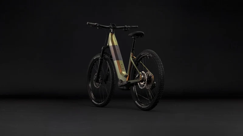 Cube Reaction Hybrid SLX 800 Wh E-Bike Hardtail Easy Entry 27,5" autumn´n´black