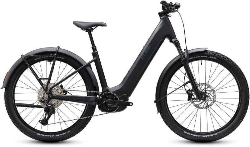 Cube Reaction Hybrid Pro 800 Wh FE E-Bike Hardtail Easy Entry 27,5" silverdust´n´prism