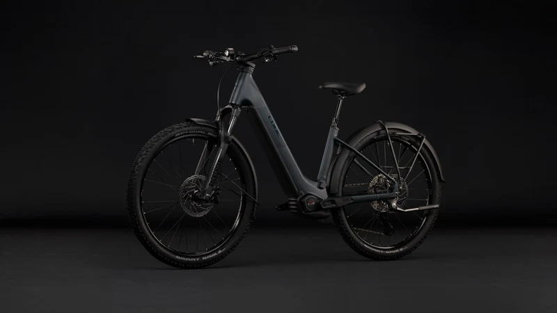 Cube Reaction Hybrid Pro 800 Wh FE E-Bike Hardtail Easy Entry 27,5" silverdust´n´prism