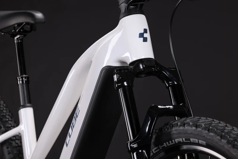 Cube Reaction Hybrid Race 800 Wh E-Bike Hardtail Trapeze snow´n´black
