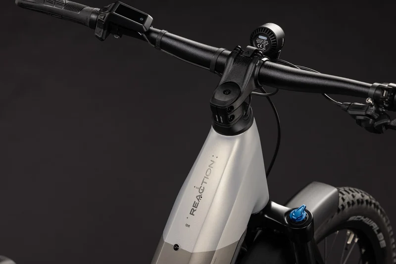 Cube Reaction Hybrid ONE 720 Wh FE E-Bike Hardtail Easy Entry 27,5" pearlsilver´n´chrome