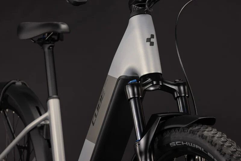 Cube Reaction Hybrid ONE 720 Wh FE E-Bike Hardtail Easy Entry 27,5" pearlsilver´n´chrome