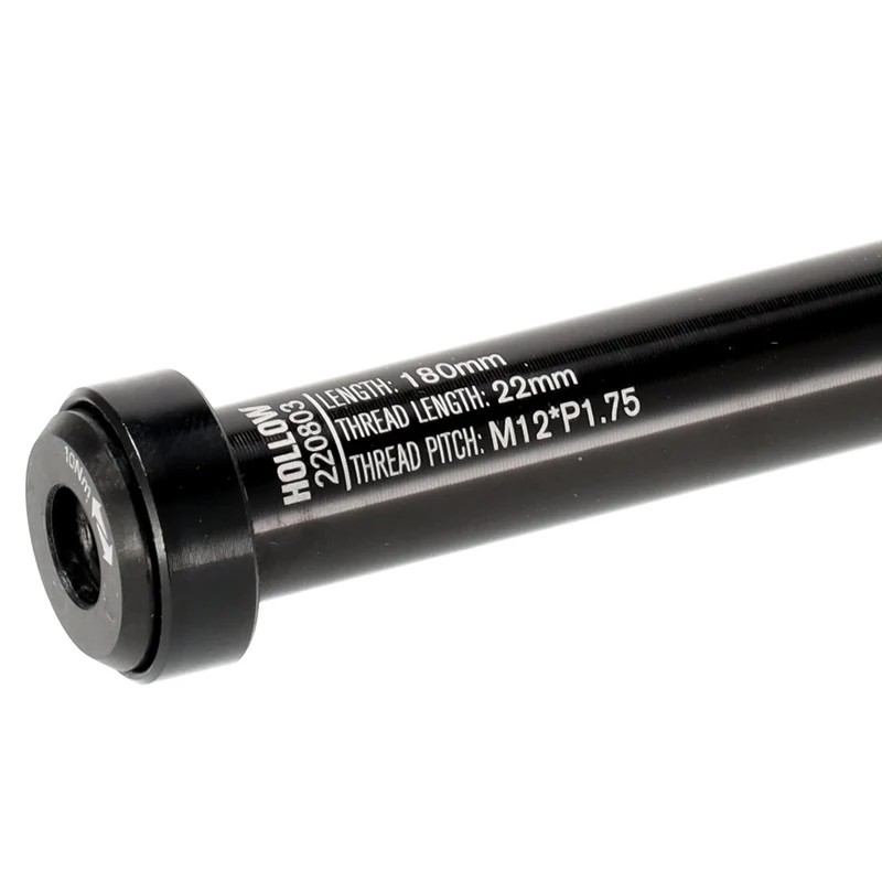 Steckachse 180 mm M12x1.75 | Hollow Thru Axle | Schwarz