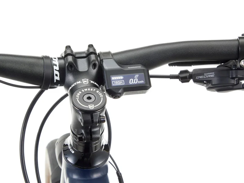 Kona Dew-E DL | E-Bike Commuter | Shimano E6100 | 504Wh | Dunkelblau | Größe XL