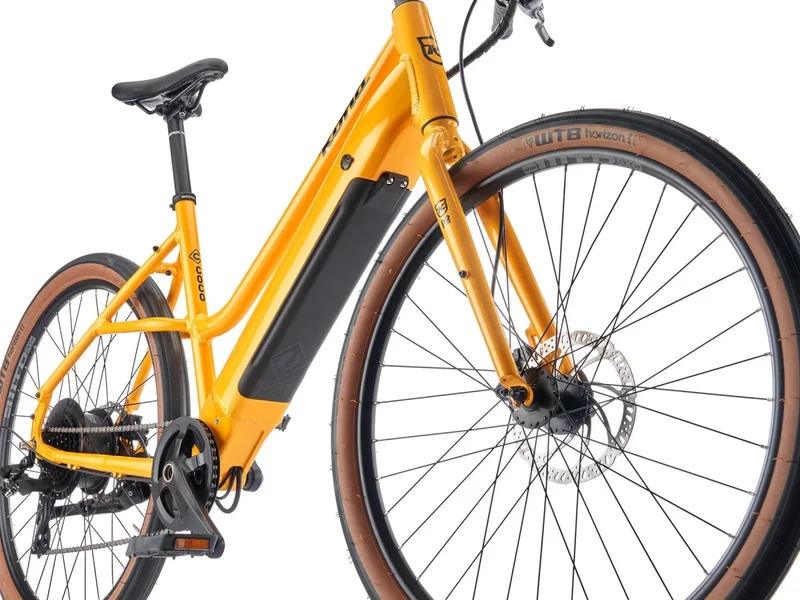 Kona Coco HD E-Bike | Tiefeinsteiger City | 650B | 418Wh | Gelb | Größe S