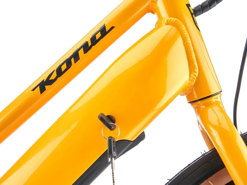 Kona Coco HD E-Bike | Tiefeinsteiger City | 650B | 418Wh | Gelb | Größe S