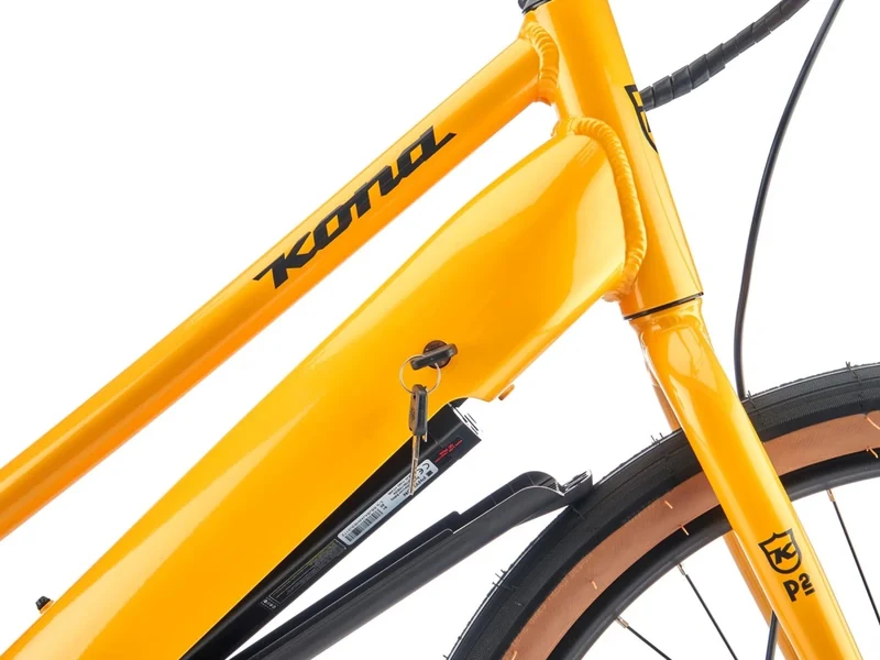 Kona Coco HD E-Bike | Tiefeinsteiger City | 650B | 418Wh | Gelb | Größe S
