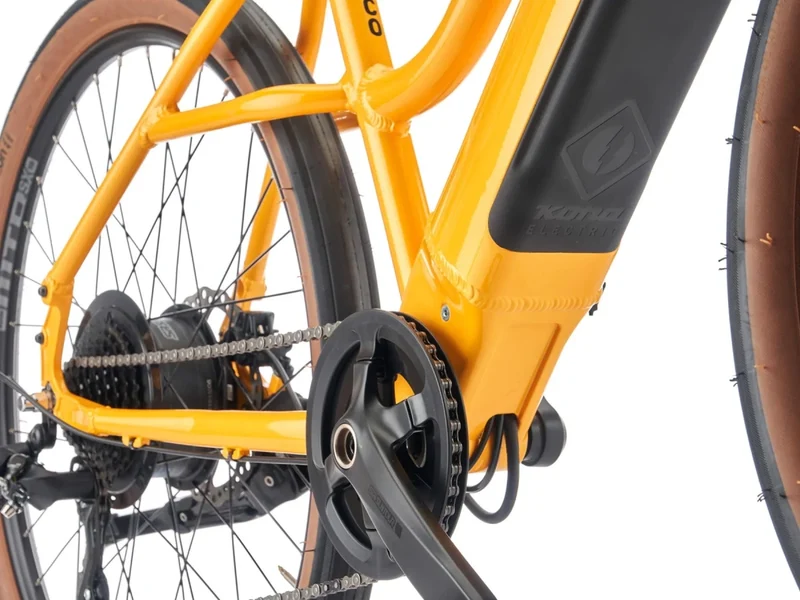 Kona Coco HD E-Bike | Tiefeinsteiger City | 650B | 418Wh | Gelb | Größe S