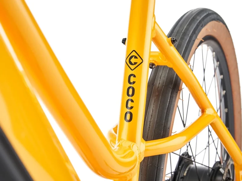 Kona Coco HD E-Bike | Tiefeinsteiger City | 650B | 418Wh | Gelb | Größe S
