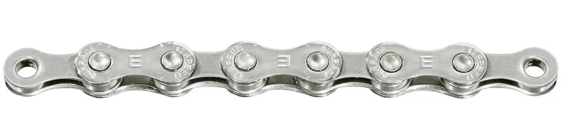 SunRace CN12E 12-fach E-Bike Kette | 120 Glieder | Silber | Inkl. Kettenverschlussglied