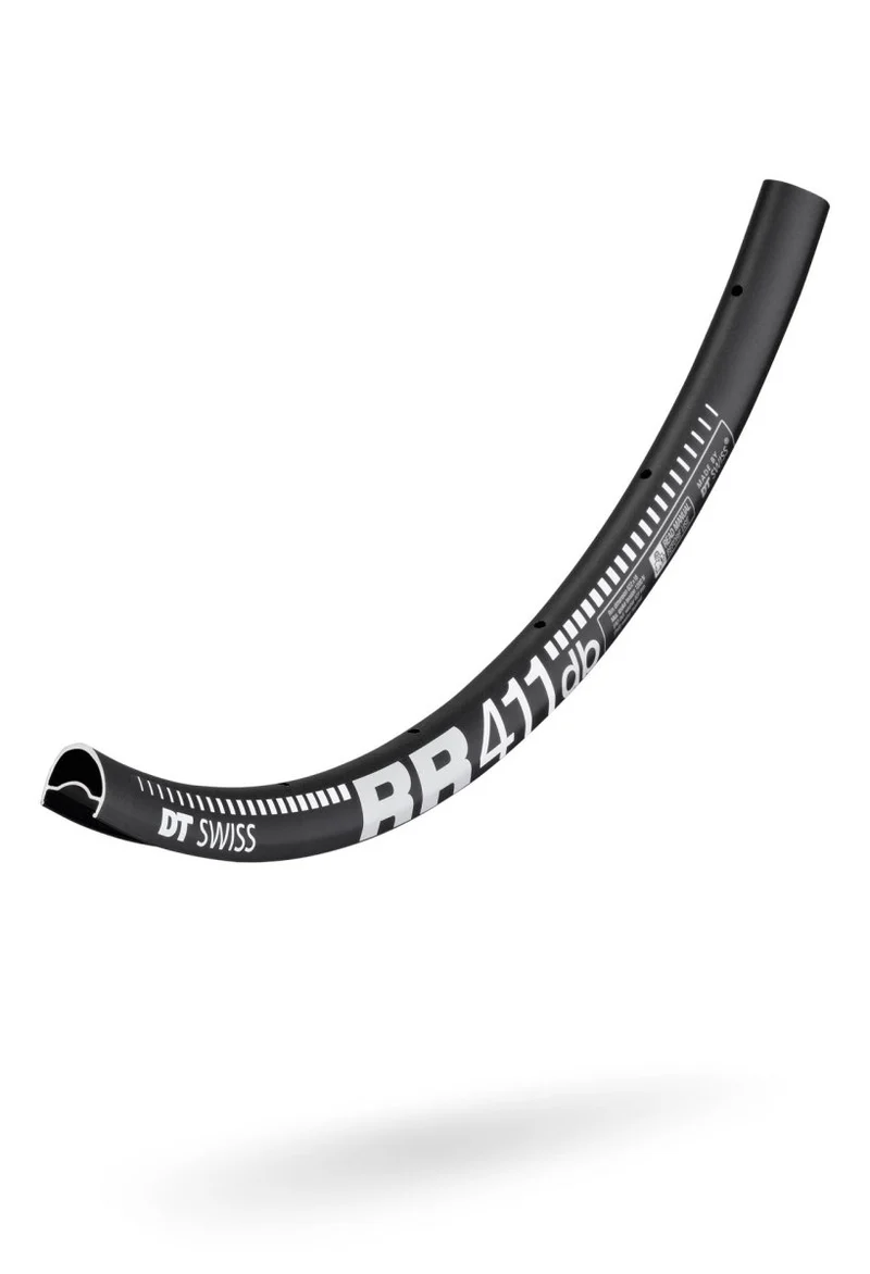 DT Swiss RR 411 DB Felge asymetrisch | 28" Rennrad Disc | 21 mm | 32 Loch | Alu