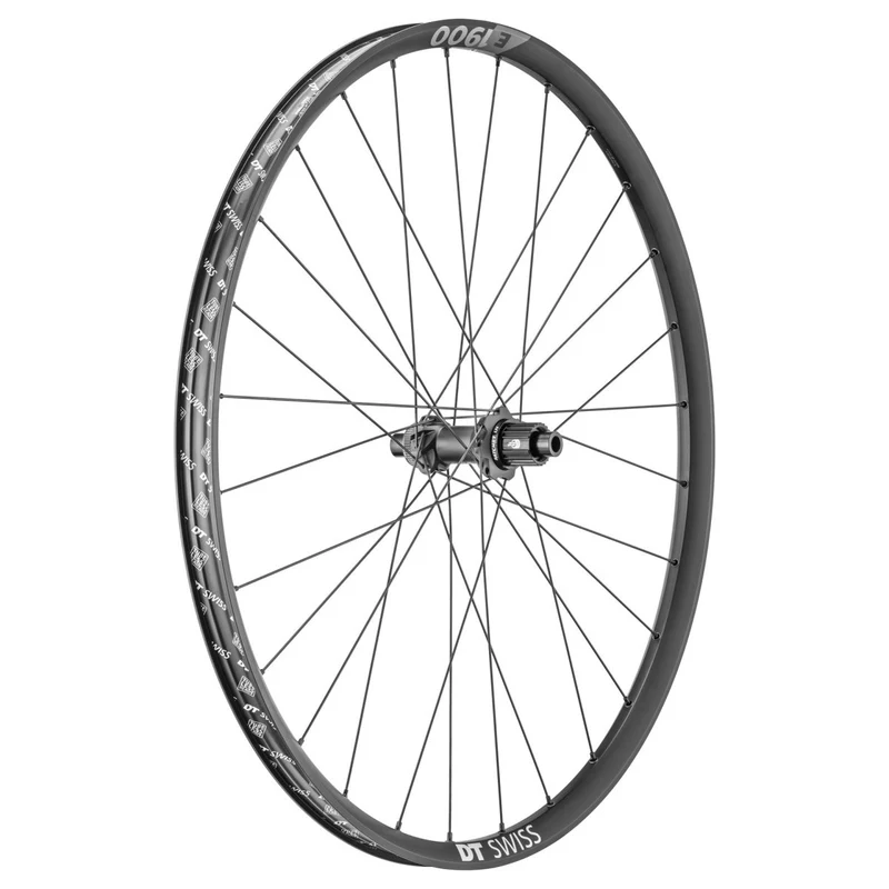 DT Swiss E 1900 SPLINE Hinterrad 27.5“ | 30 mm Maulweite | 12x148 mm Boost Steckachse | Centerlock | Shimano MicroSpline