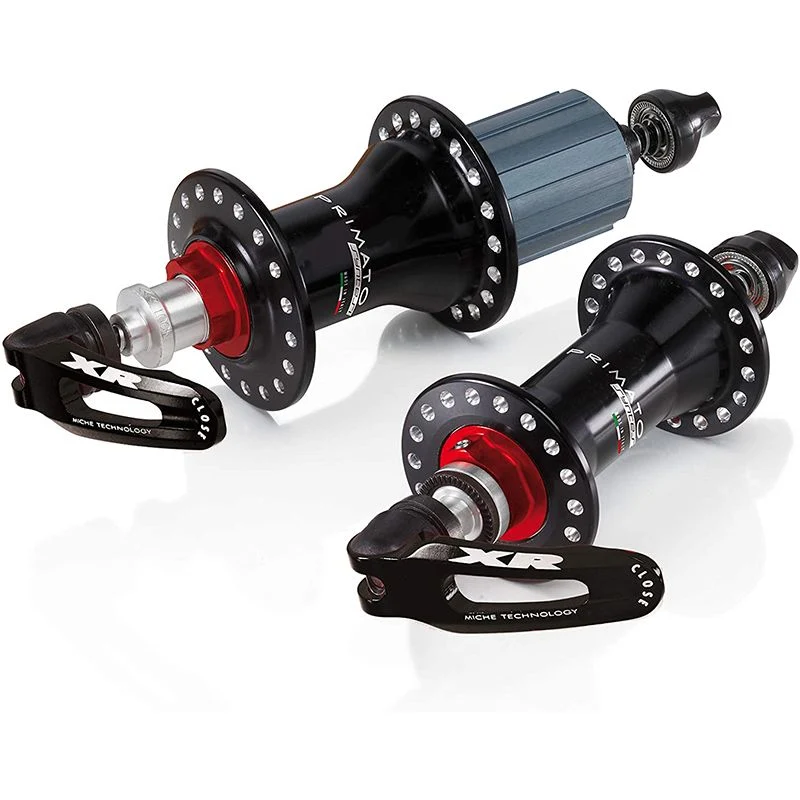 Miche Primato Syntesi Schnellspann-Nabensatz 20/24 Loch Shimano 9-11s Schwarz