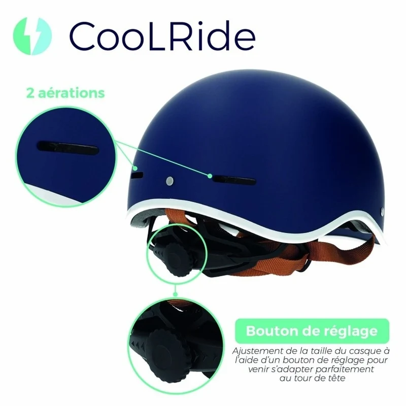 Casque vélo ville look vintage Coolride