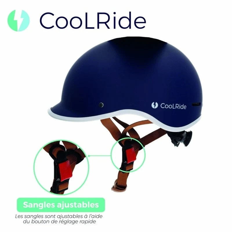 Casque vélo ville look vintage Coolride