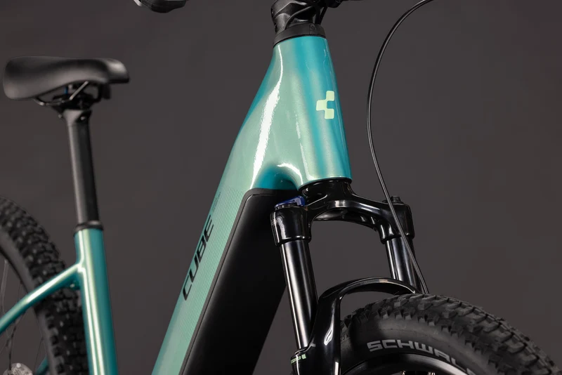 Cube Reaction Hybrid Performance 720 Wh E-Bike Hardtail Easy Entry 27,5" maldivian´n´black