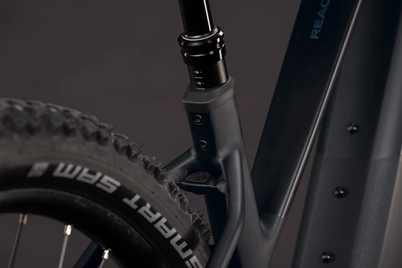 Cube Reaction Hybrid Pro 800 Wh E-Bike Hardtail Trapeze silverdust´n´prism