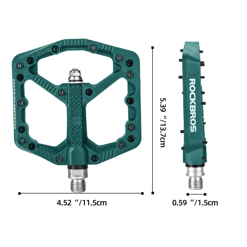 Fahrradpedale Nylon MTB Pedale rutschfest Verschleißfest 9/16’’ Pedale