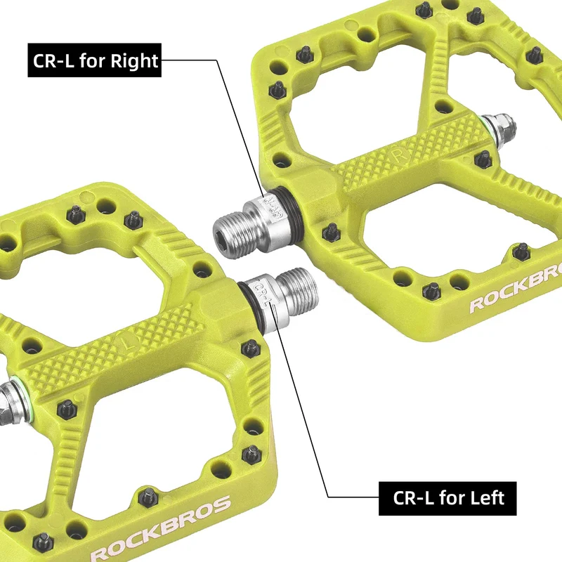 Fahrradpedale Nylon MTB Pedale rutschfest Verschleißfest 9/16’’ Pedale