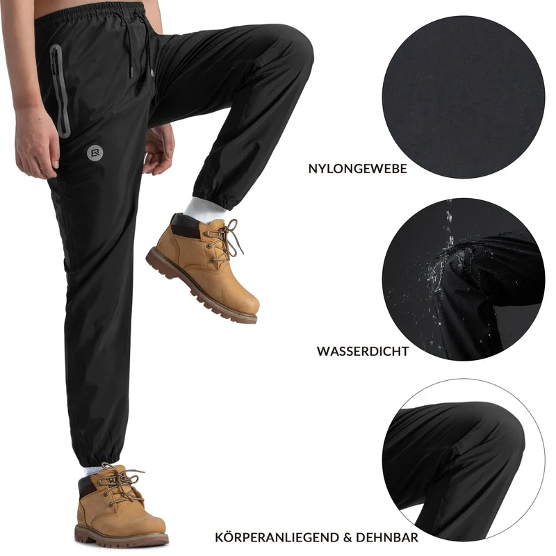 Wasserabweisende Herren-Regenhose für Fahrrad & Outdoor
