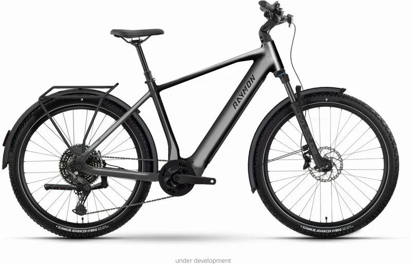 Raymon Varno Ultra 800 Wh E-Bike Diamant 27,5" anthracite