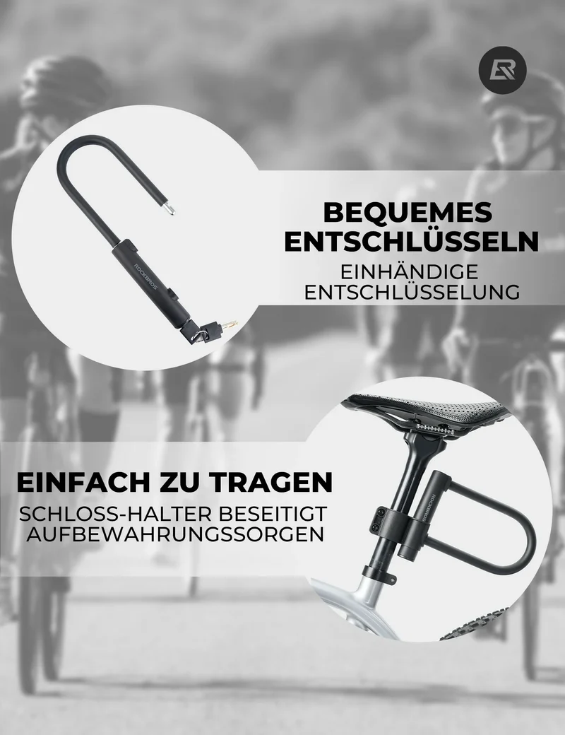 Bügelschloss Fahrradschloss Hohe Sicherheit Schlösser Wasserdicht