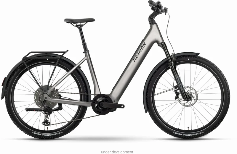 Raymon Varno Ultimate 800 Wh E-Bike Wave 27,5" titansilver