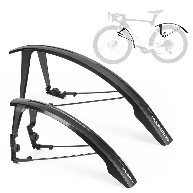 Universal Fahrrad Schutzblech Set - Schnellmontage mit Kabelbindern Verstellbar & Wasserdicht
