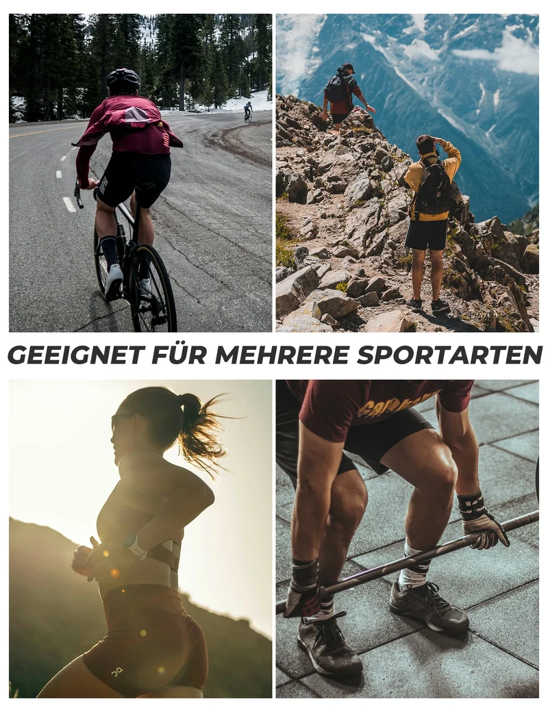 Fahrradsocken Reflektierendes Logo Zweipaarpackung