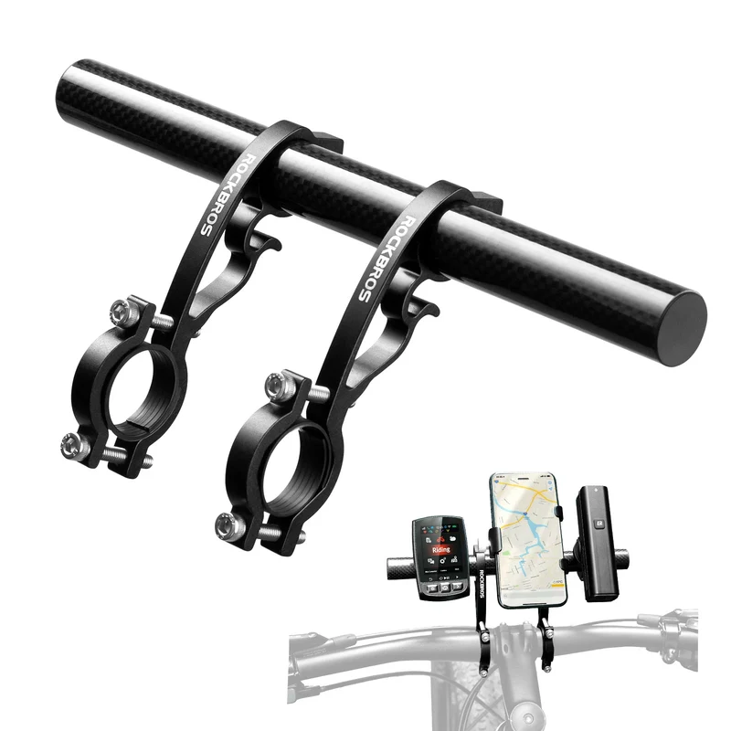 Fahrrad Lenker Erweiterung 25cm, Extender Halterung Lenkerverlängerung für 20-32mm Lenkerdurchmesser