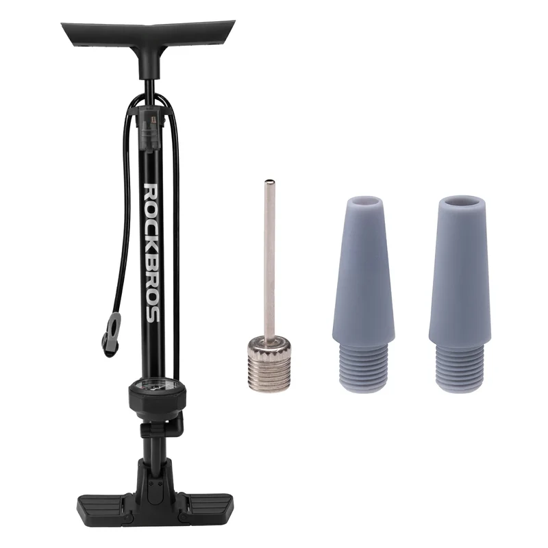 Fahrrad Standpumpe 150PSI Standluftpumpe mit Manometer