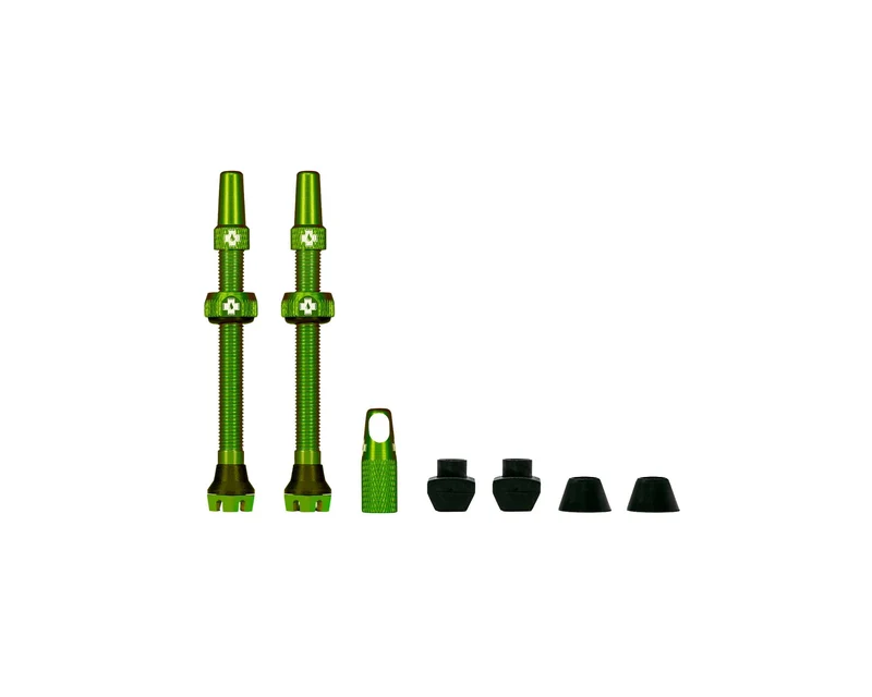 Muc-Off Tubeless Valve Kit V2 Universal for MTB & Road - Green 44mm